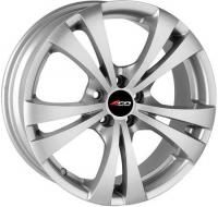 4GO 131 Silver Wheels - 15x6.5inches/4x100mm