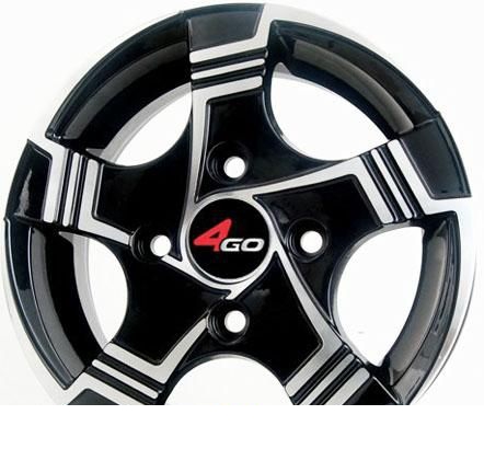 Wheel 4GO 247 BMF 13x5.5inches/4x100mm - picture, photo, image