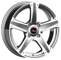 4GO 266 Silver Wheels - 14x6inches/4x100mm