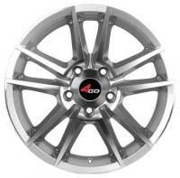 4GO 289 Silver Wheels - 14x5.5inches/4x100mm