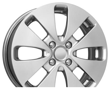 Wheel 4GO 400 Silver 15x6inches/4x100mm - picture, photo, image
