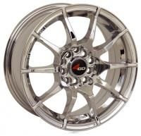 4GO 5007 Silver Wheels - 15x6.5inches/4x100mm