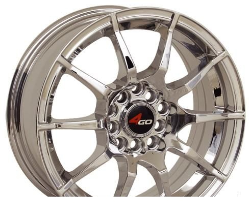 Wheel 4GO 5007 Silver 15x6.5inches/4x98mm - picture, photo, image