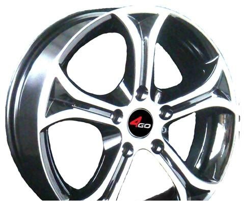Wheel 4GO 5247 Silver 16x6.5inches/4x114.3mm - picture, photo, image