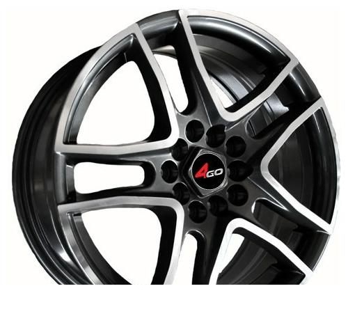 Wheel 4GO 5350 Silver 15x6.5inches/4x100mm - picture, photo, image