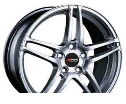 Wheel 4GO 540 Black 15x6.5inches/4x108mm - picture, photo, image