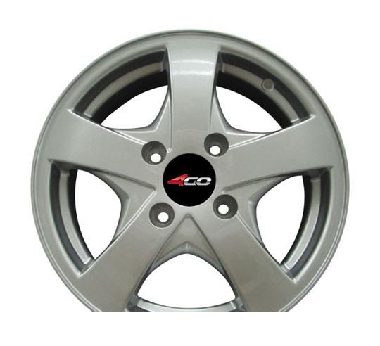 Wheel 4GO 544 Silver 15x6inches/4x100mm - picture, photo, image