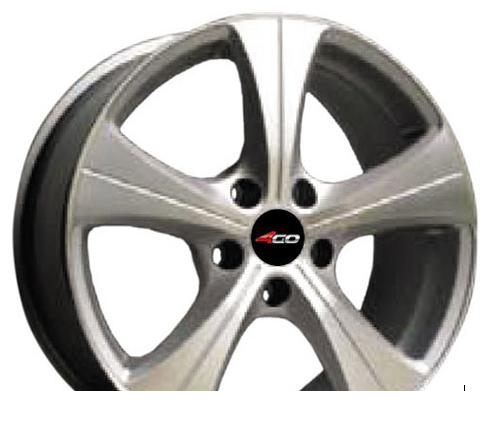Wheel 4GO 56 Silver 16x6.5inches/5x108mm - picture, photo, image