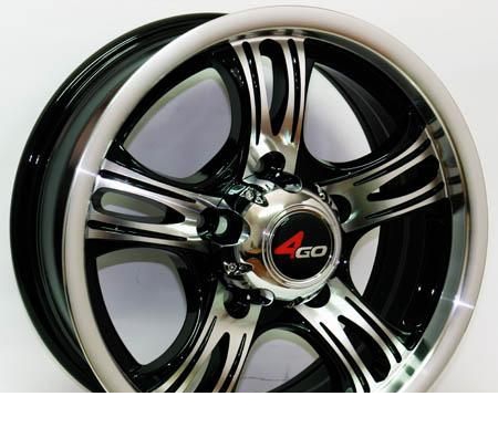 Wheel 4GO 571 Silver 16x6.5inches/5x139.7mm - picture, photo, image
