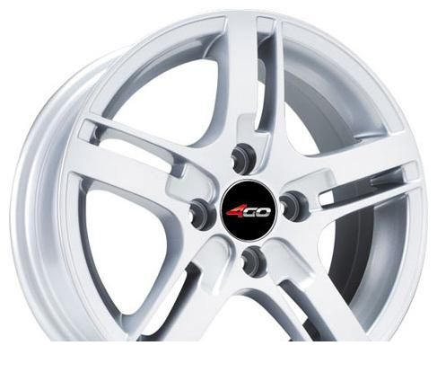 Wheel 4GO 583 Silver 14x6inches/4x114.3mm - picture, photo, image