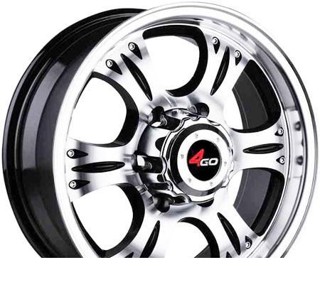 Wheel 4GO 662 BMFL 15x7inches/5x139.7mm - picture, photo, image