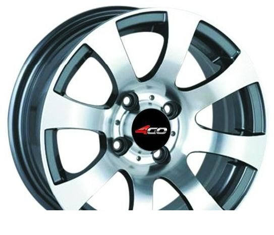 Wheel 4GO 803 Silver 13x5.5inches/4x98mm - picture, photo, image