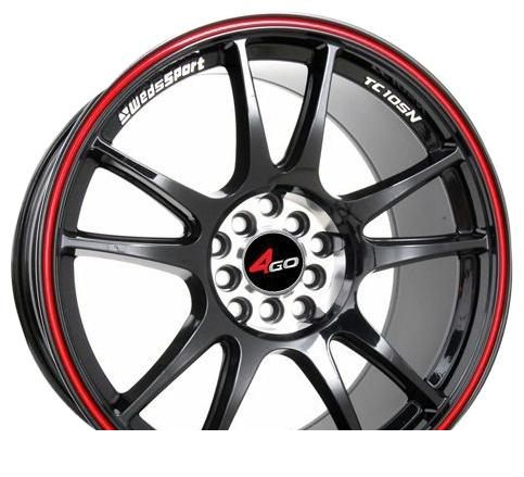 Wheel 4GO 824 MBMFRL 17x7.5inches/5x100mm - picture, photo, image