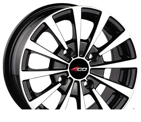 Wheel 4GO 894 Silver 15x6.5inches/4x100mm - picture, photo, image