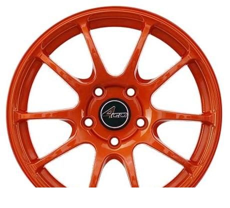 Wheel 4GO 9040 Orange 16x7inches/5x114.3mm - picture, photo, image