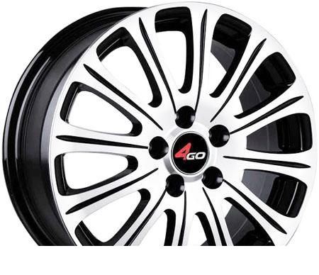 Wheel 4GO CT002 BMF 16x6.5inches/5x108mm - picture, photo, image