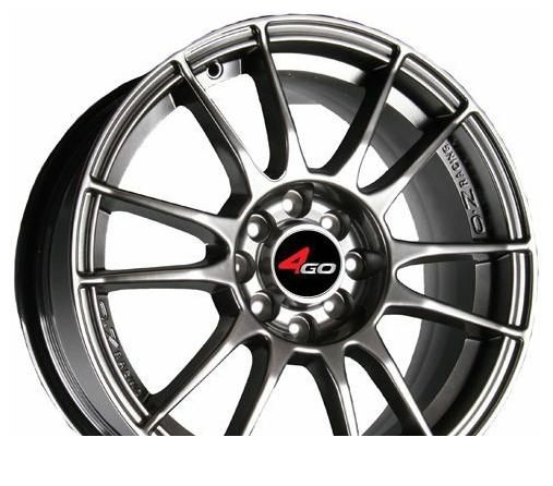 Wheel 4GO JJ106 Silver 15x6inches/4x100mm - picture, photo, image