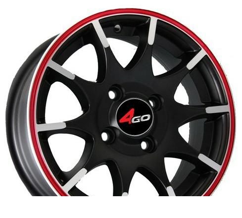 Wheel 4GO JJ112 MBMFRL 13x5.5inches/4x98mm - picture, photo, image