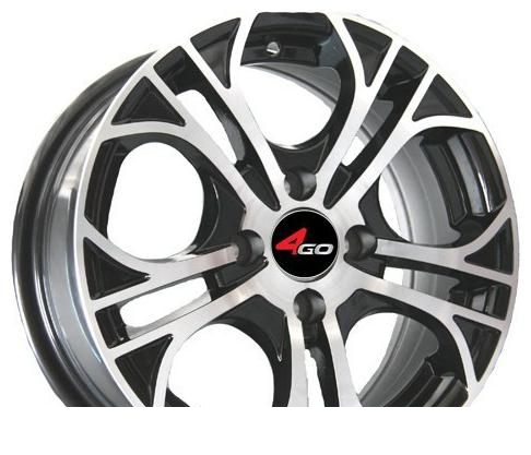 Wheel 4GO JJ511 BMF 14x6inches/4x100mm - picture, photo, image