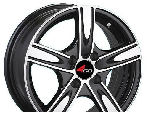 Wheel 4GO JJ527 BMF 14x6inches/4x100mm - picture, photo, image