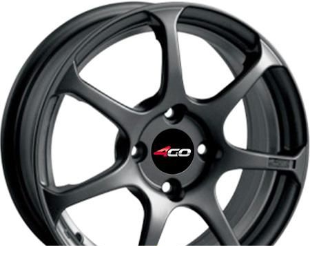 Wheel 4GO JJ713 Silver 15x6.5inches/4x100mm - picture, photo, image