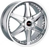 4GO P6005 Silver Wheels - 17x7.5inches/5x112mm