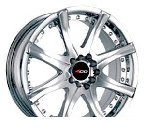 Wheel 4GO P8001 Silver 16x7inches/5x112mm - picture, photo, image