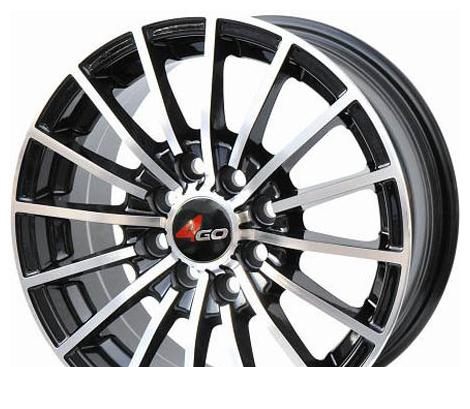 Wheel 4GO RL7 White 15x6.5inches/4x100mm - picture, photo, image