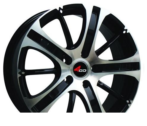 Wheel 4GO RU004 BMF 15x6inches/4x108mm - picture, photo, image