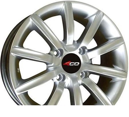 Wheel 4GO RV101 Silver 15x6.5inches/5x114.3mm - picture, photo, image