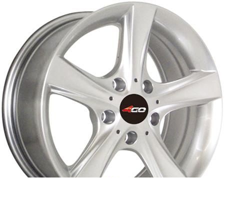 Wheel 4GO RV507 Silver 14x5.5inches/4x100mm - picture, photo, image