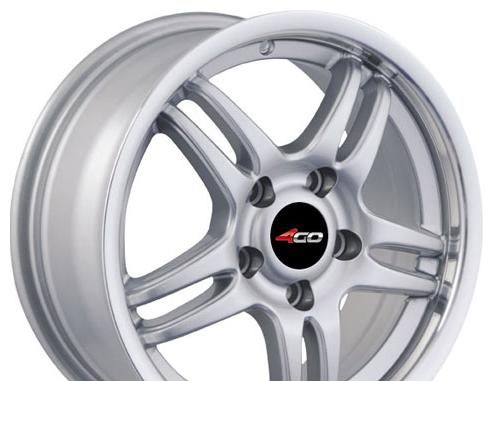 Wheel 4GO SD-086 Silver 15x6.5inches/5x108mm - picture, photo, image