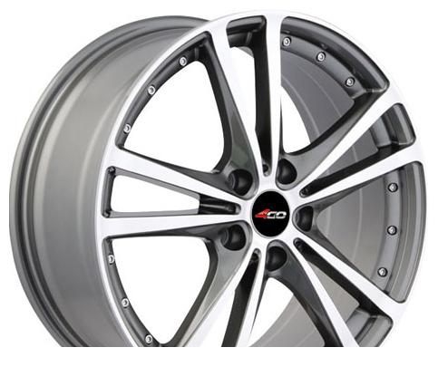 Wheel 4GO SD-119 Silver 15x6.5inches/4x100mm - picture, photo, image
