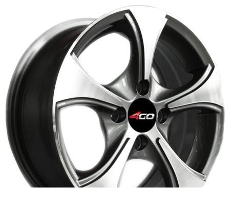 Wheel 4GO XS328 SMF 14x6inches/4x98mm - picture, photo, image