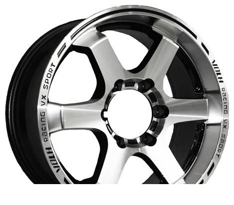Wheel 4GO XS364 BMFL 15x7.5inches/6x139.7mm - picture, photo, image