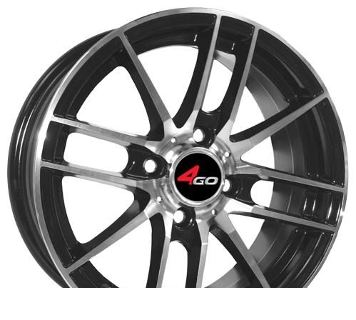 Wheel 4GO XS498 Silver 15x6.5inches/4x100mm - picture, photo, image