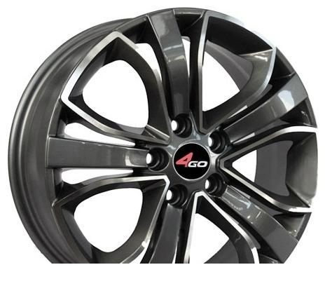 Wheel 4GO XS667 BMF 17x6.5inches/5x114.3mm - picture, photo, image