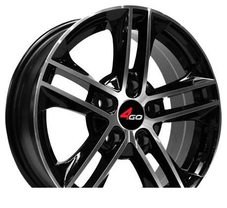 Wheel 4GO XS835 BMF 13x5.5inches/4x98mm - picture, photo, image