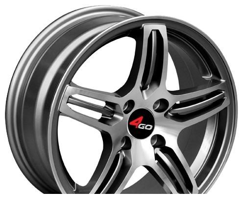 Wheel 4GO YQ12 GMMF 15x6.5inches/4x100mm - picture, photo, image