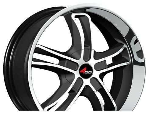 Wheel 4GO YQ14 BMF 17x7.5inches/5x108mm - picture, photo, image