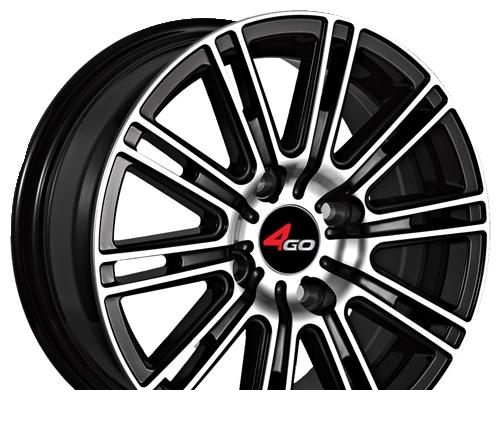 Wheel 4GO YQ2 SMF 15x6.5inches/4x108mm - picture, photo, image