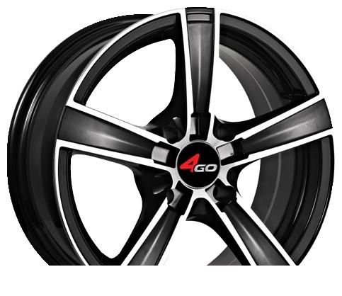 Wheel 4GO YQ7 SMF 15x6.5inches/4x100mm - picture, photo, image