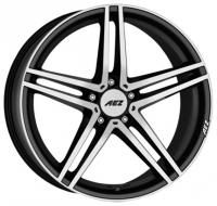 Aez Portofino Black Matt Polished Wheels - 17x8inches/5x112mm