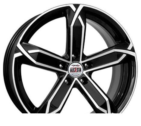 Wheel Alcasta M19 BKF 16x6.5inches/5x100mm - picture, photo, image