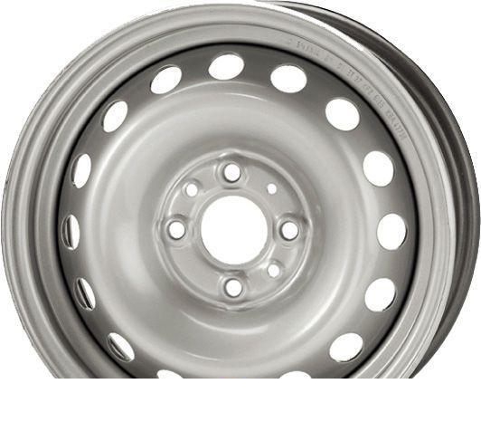 Wheel Aleks Opel Corsa-D Silver 15x6inches/4x100mm - picture, photo, image
