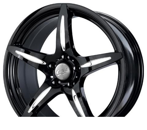Wheel Aluchrom 262 Black 17x7inches/5x114.3mm - picture, photo, image