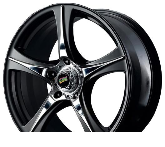 Wheel Aluchrom 329 Black 17x7inches/5x120mm - picture, photo, image
