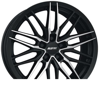 Wheel Alutec Burnside Diamond Black Front Polished 15x6inches/4x100mm - picture, photo, image