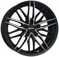 Alutec Burnside Diamond Black Front Polished Wheels - 15x6inches/4x100mm
