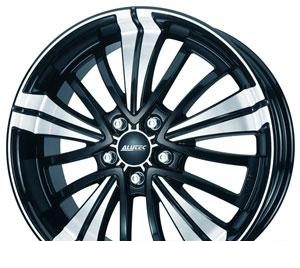 Wheel Alutec Ecstasy Diamond Black Front Polished 17x7.5inches/5x100mm - picture, photo, image